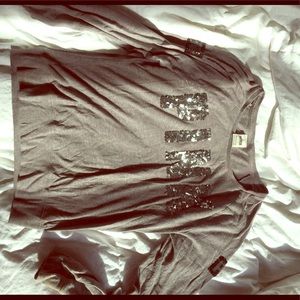 PINK Glitter Sweatshirt